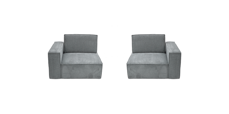 NOUHAUS Cubric-Double Modular Sectional Sofa