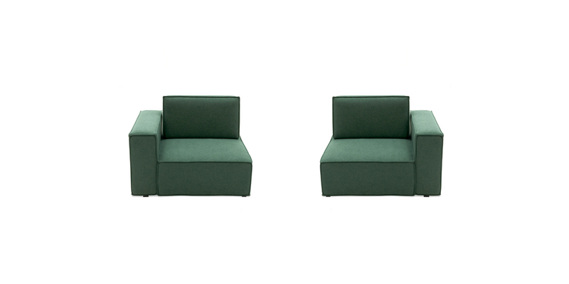 NOUHAUS Cubric-Double Modular Sectional Sofa