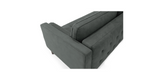 Back corner side view - Dark Grey "Module" Ergonomic Sofabed