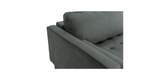 Inner corner side view - Dark Grey "Module" Ergonomic Sofabed