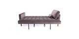 Folded out Dusk Color "Module" Ergonomic Sofabed