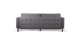 Folded in Grey "Module" Ergonomic Sofabed