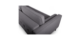 Back corner view - Grey "Module" Ergonomic Sofabed