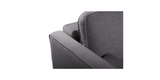 corner view - Grey "Module" Ergonomic Sofabed