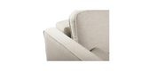 Corner view - Ivory "Module" Ergonomic Sofabed