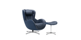 Midnight blue "Classic V2" Massage Chair with Ottoman