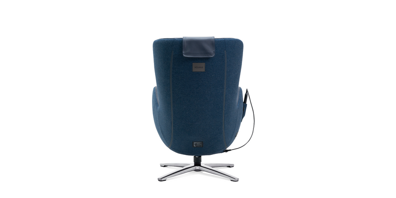 Back of the Midnight blue "Classic V2" Massage Chair
