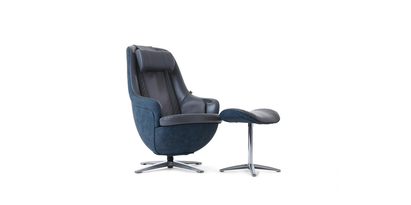 "Modern" Massage Chair with Ottoman
