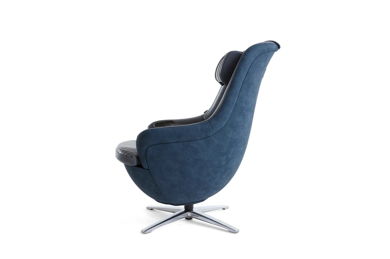 Side View - "Modern" Massage Chair with Ottoman