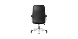 Back of a Black Posture Ergonomic PU Leather Office Chair