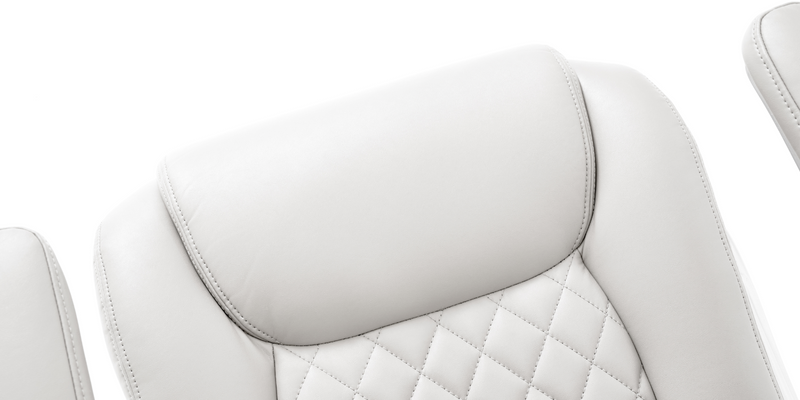 Nouhaus Posture Ergonomic PU Leather Office Chair White NHO