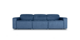 Blue "Power-Triple " Recliner Sofa