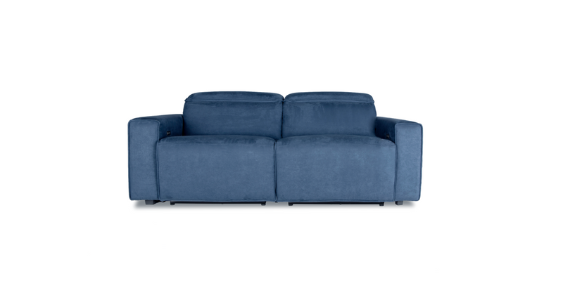 Blue "Power-Double " Recliner Sofa