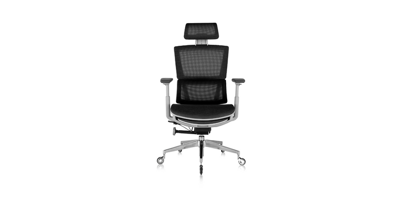 Front of the ' Rewind ' Ergonomic Office Chair - Black