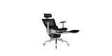 Reclined ' Rewind ' Ergonomic Office Chair - Black