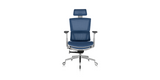 Front of the ' Rewind ' Ergonomic Office Chair - Blue