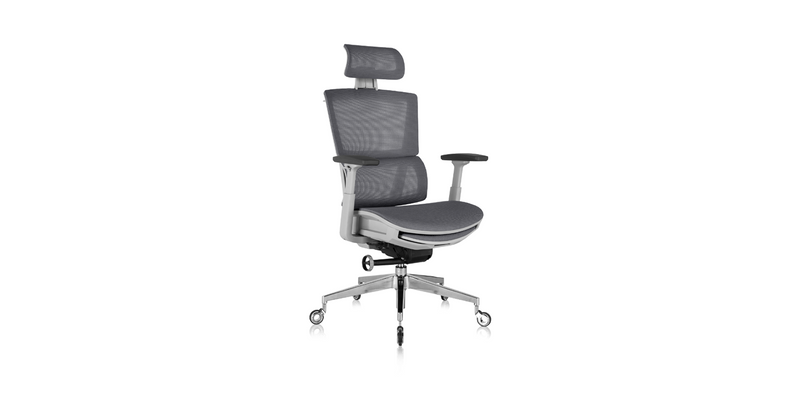 NOUHAUS Wave Ergonomic Office Chair Grey