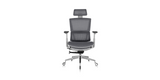 Front of the ' Rewind ' Ergonomic Office Chair - Grey