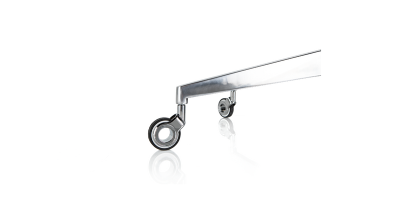 Closeup of the legs and feet - ' Rewind ' Ergonomic Office Chair - Grey