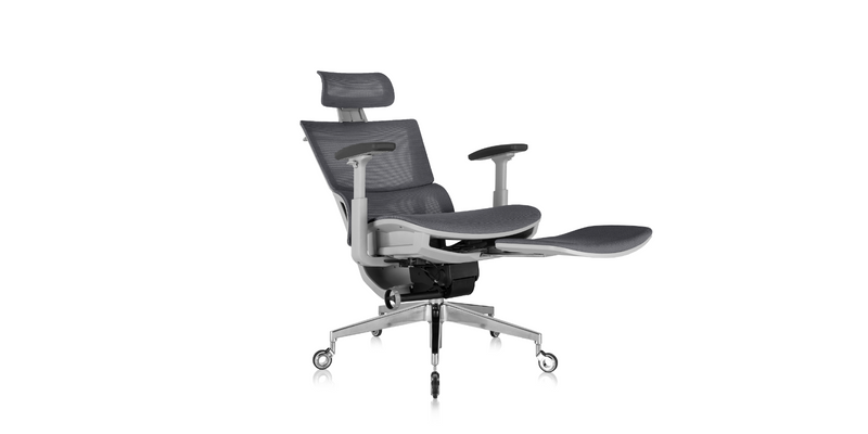 NOUHAUS Wave Ergonomic Office Chair Grey