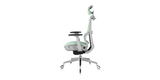 Side view of the ' Rewind ' Ergonomic Office Chair - Mint