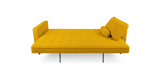 Folded out yellow "Module" Ergonomic Sofabed