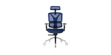 Front of the Blue ErgoPro Ergonomic Office Chair