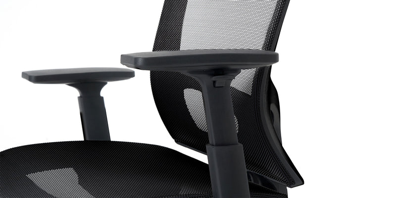 Close up of the arm rest  - ErgoDraft Tall Office Chair - Black