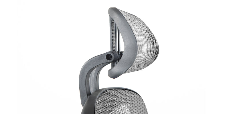 Headrest - ErgoFlip Mesh Computer Chair - Grey
