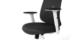 Close up of the arm rest - Black Palette Ergonomic Lumbar Adjust Rolling Office Chair