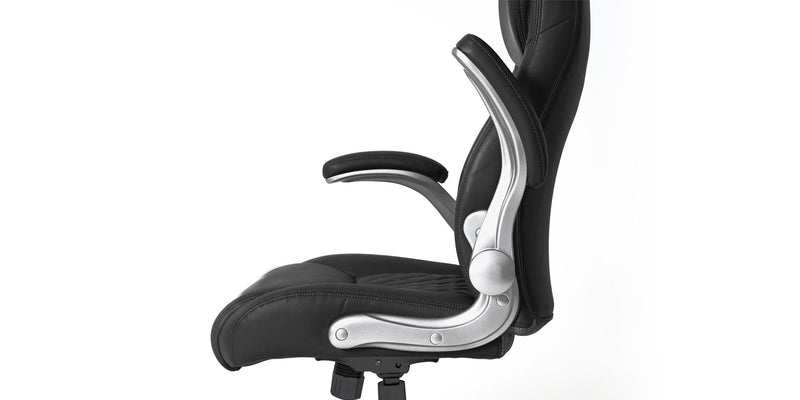 NOUHAUS - Posture Ergonomic PU Leather Office Chair - White